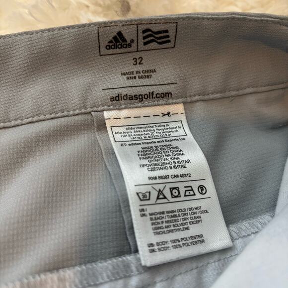 Adidas Golf Shorts Men's 32 Gray Adizero Lightweight Stretch Athletic - Picture 5 of 7